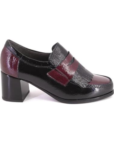 MOCASSINI PITILLOS 10834 NERO E BORDEAUX NEGRO Y BURDEOS