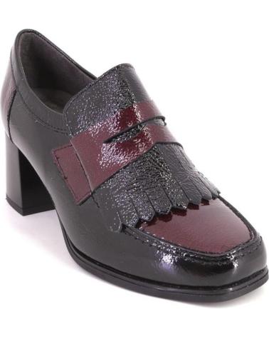 MOCASSINI PITILLOS 10834 NERO E BORDEAUX NEGRO Y BURDEOS
