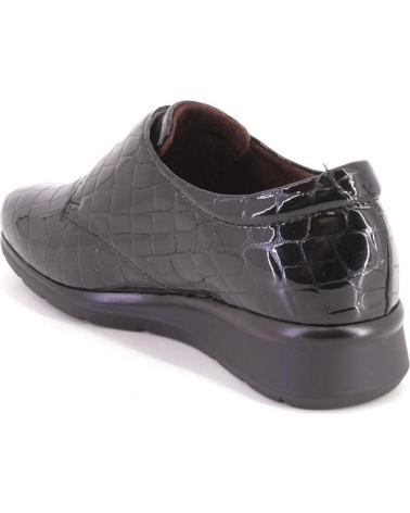 PITILLOS 10714 SCHWARZE LOAFER KROKO-OPTIK NEGRO