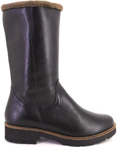 PITILLOS 10780 LEDERSTIEFEL SCHWARZ MIT INNENFUTTER NEGRO
