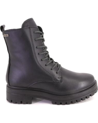 STIVALI IMAC 857518 IN NUBUK NERO CON LACCI NEGRO