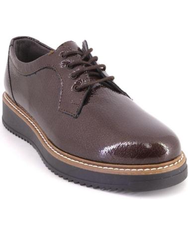 PITILLOS 10761 BROWN LACE-UP SHOES MARRON