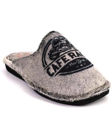 BEREVERE 5705 - GRAUE HAUSSCHUHE MIT CAFÉ RACER DESIGN GRIS