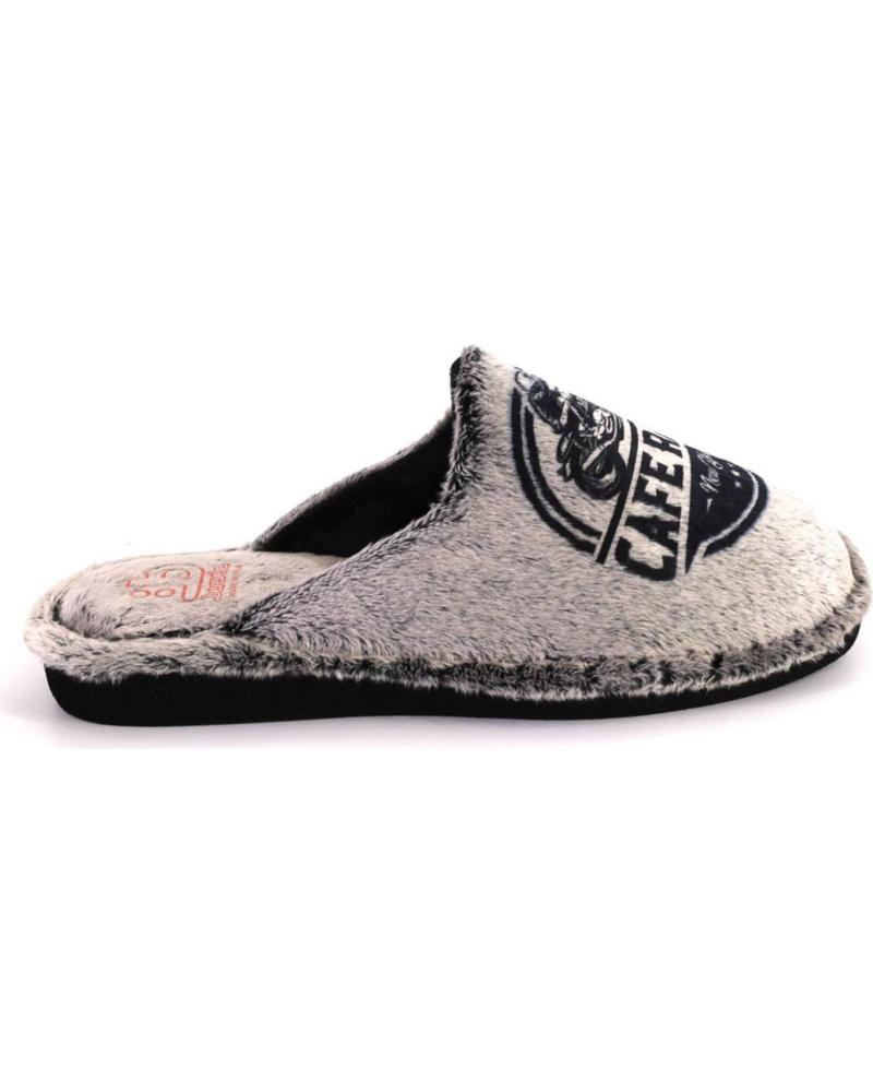 BEREVERE 5705 - GRAUE HAUSSCHUHE MIT CAFÉ RACER DESIGN GRIS