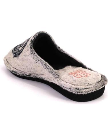 BEREVERE 5705 - GRAUE HAUSSCHUHE MIT CAFÉ RACER DESIGN GRIS