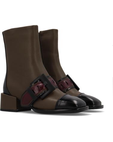 NOA HARMON BORGO BROWN ANKLE BOOTS MARRON