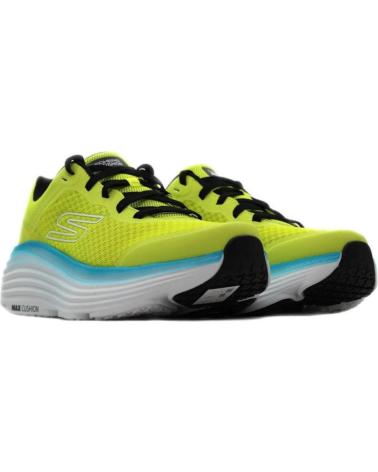 SKECHERS ZAPATILLAS MAX CUSHIONING 220613-LIME NAN