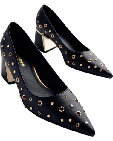 GIOSEPPO ZAPATOS CON TACON 76131 HIBBING NEGRO