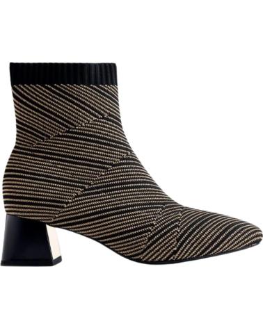 GIOSEPPO SNOVER: ELASTISCHE STIEFELETTEN MIT STREIFEN UND BLOCKABSATZ VARIOS COLORES