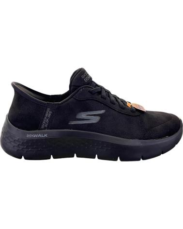 SKECHERS ZAPATOS ZAPATOS MUJER ZAPATILLAS BAJAS MODELO SLIPINS GO WAL NEGRO