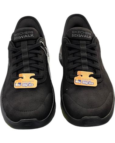 SKECHERS ZAPATOS ZAPATOS MUJER ZAPATILLAS BAJAS MODELO SLIPINS GO WAL NEGRO