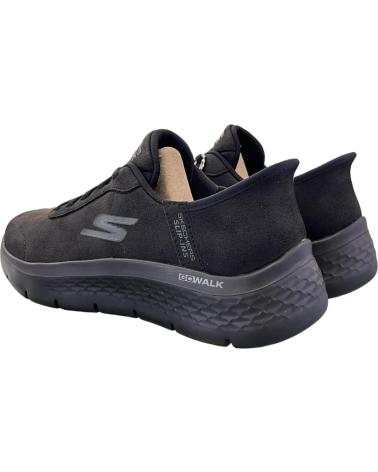 SKECHERS ZAPATOS ZAPATOS MUJER ZAPATILLAS BAJAS MODELO SLIPINS GO WAL NEGRO