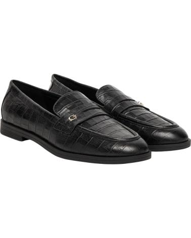 GUESS SADIEN FLTSAD LEA14 MOKASSINS SCHWARZ AUS GEPRÄGTEM LEDER NEGRO