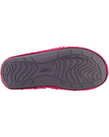 SUAVEFLEX 200-OLE ZAPATILLAS DE CASA DE MUJER ROJO