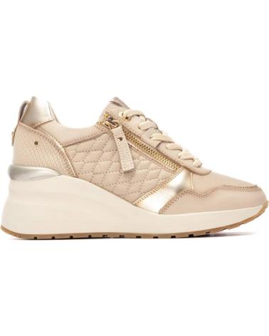 CARMELA SNEAKERS 162446 BEIGE WITH METALLIC EFFECT BEIGE