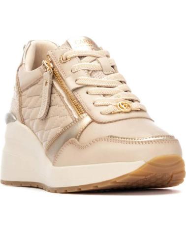 CARMELA SNEAKERS 162446 BEIGE WITH METALLIC EFFECT BEIGE