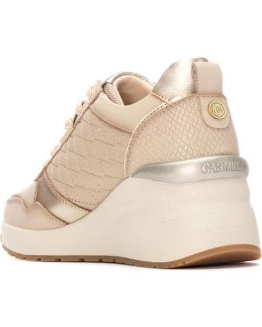 CARMELA SNEAKERS 162446 BEIGE WITH METALLIC EFFECT BEIGE