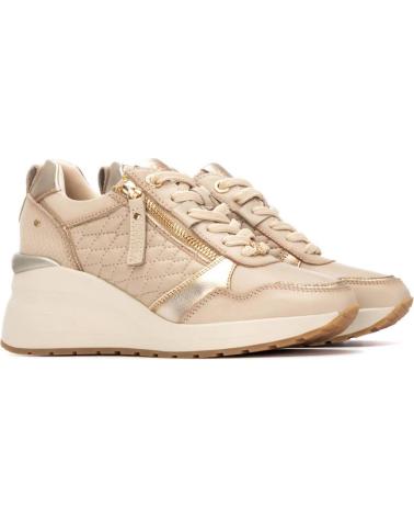 CARMELA SNEAKERS 162446 BEIGE WITH METALLIC EFFECT BEIGE