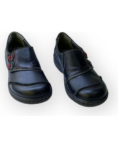 LAURA AZAÑA CASUAL COMFORT SHOES LA11882 BLACK NEGRO