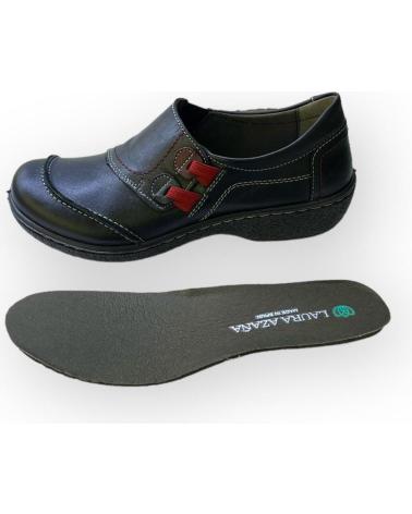 LAURA AZAÑA CASUAL COMFORT SHOES LA11882 BLACK NEGRO