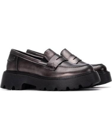 REFRESH 173197 LEAD LOAFER WITH TRACK SOLE PLOMO