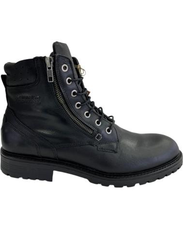 BOTAS DE HOMEM CORONEL TAPIOCCA C2176-11 DE COURO PRETO PIEL NEGROPIEL NEGRO
