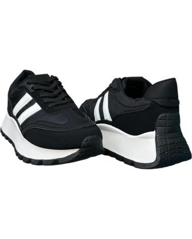 CALZADOMANIA DEPORTE 2 LINEAS NEGRO