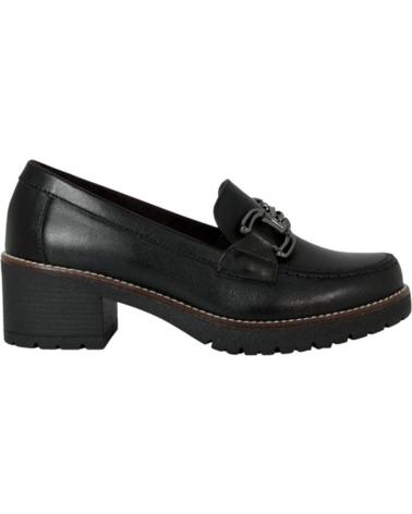 PITILLOS 20220 NEGRO CON TACÓN BLOQUE Y HEBILLA DECORATIVA NEGRO
