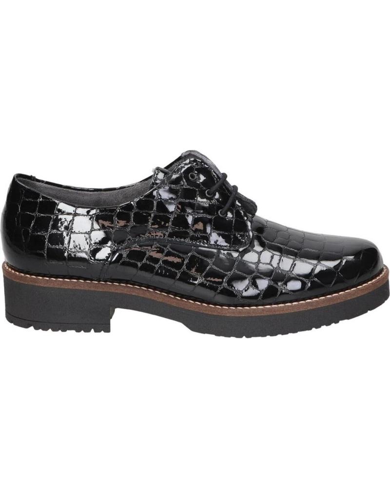 PITILLOS BLUCHER OXFORD 10771 NERO CON LACCI ED EFFETTO COCCODRILLO NEGRO