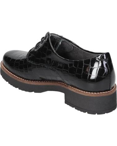 PITILLOS BLUCHER OXFORD 10771 NERO CON LACCI ED EFFETTO COCCODRILLO NEGRO