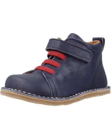 BOSTON BOTAS BARBO CON CIERRE DE VELCRO Y CORDONES ELÁSTICOS ELBA