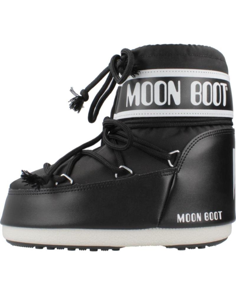 MOON BOOT ICON LOW NY - SCHWARZE SCHNEESTIEFEL BLACK