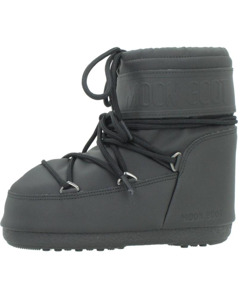MOON BOOT BOTAS MB ICON LOW RUBB NEGRAS BLACK