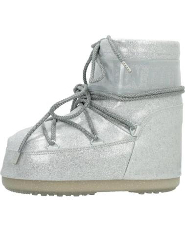 MOON BOOT MB ICON LOW GLIT PLATA SILVER