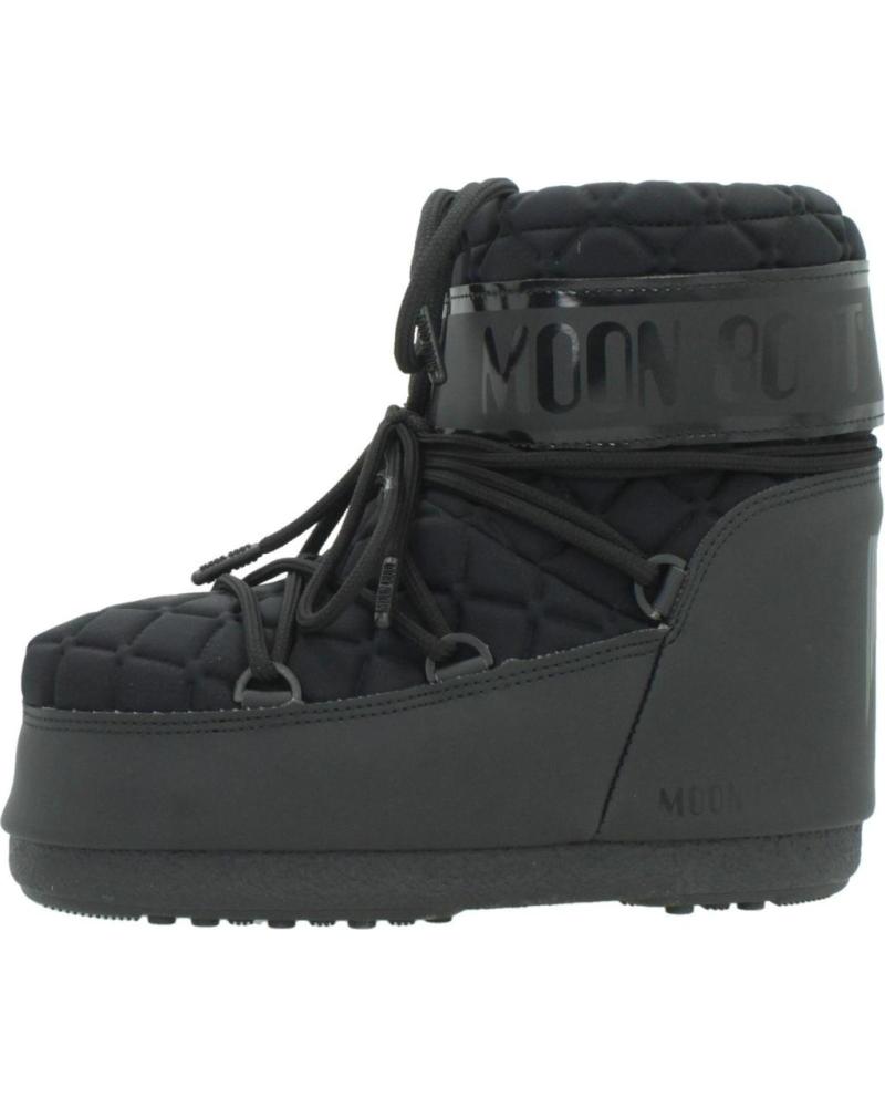 MOON BOOT MB ICON LOW QUILT NEGRO BLACK