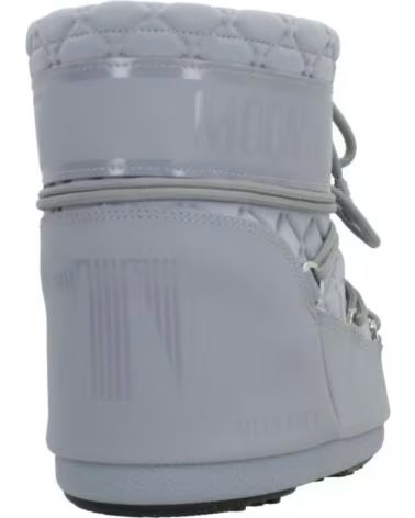 MOON BOOT BOTAS NINO MODELO MB ICON LOW QUIL COLOR GRIS GREY