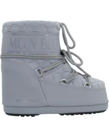 MOON BOOT BOTAS NINO MODELO MB ICON LOW QUIL COLOR GRIS GREY