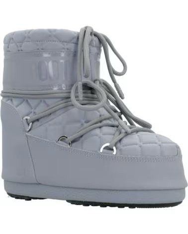 MOON BOOT BOTAS NINO MODELO MB ICON LOW QUIL COLOR GRIS GREY