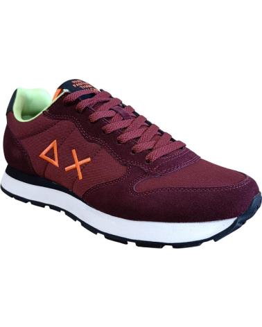 SUN68 TOM FLUO SCPZ45102 SNEAKER BORDEAUX VIOLETT MORADO