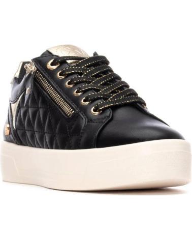 XTI ZAPATOS ZAPATOS MUJER ZAPATILLAS BAJAS MODELO 144413 COLOR N NEGRO