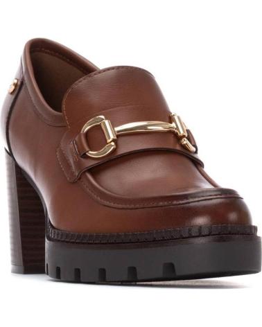 MOCASSINS XTI 144519 CAMEL À TALON ET PLATEFORME CAMEL