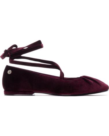 XTI 144699 BORDEAUX | VELLUTO CON LACCI ALLA CAVIGLIA BURDEOS