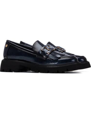CARMELA 162698 NAVY LOAFER WITH TRACK SOLE NAVY