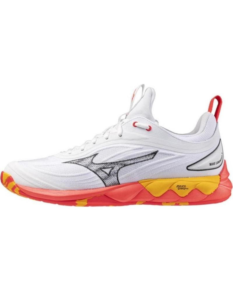 MIZUNO ZAPATILLAS BALONMANO-VOLEY WAVE LUMINOUS 3 UNISEX NARANJAS BLANCO-NARANJA