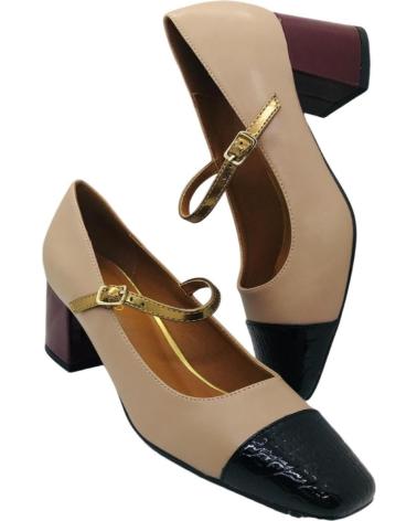 GIOSEPPO OKLEE 76037 BEIGE - PUMPS MIT MARY-JANE-RIEMEN BEIGE