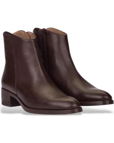 WONDERS BOTINES DE TACÓN D1801 MARRÓN PARA MUJER MARRóN