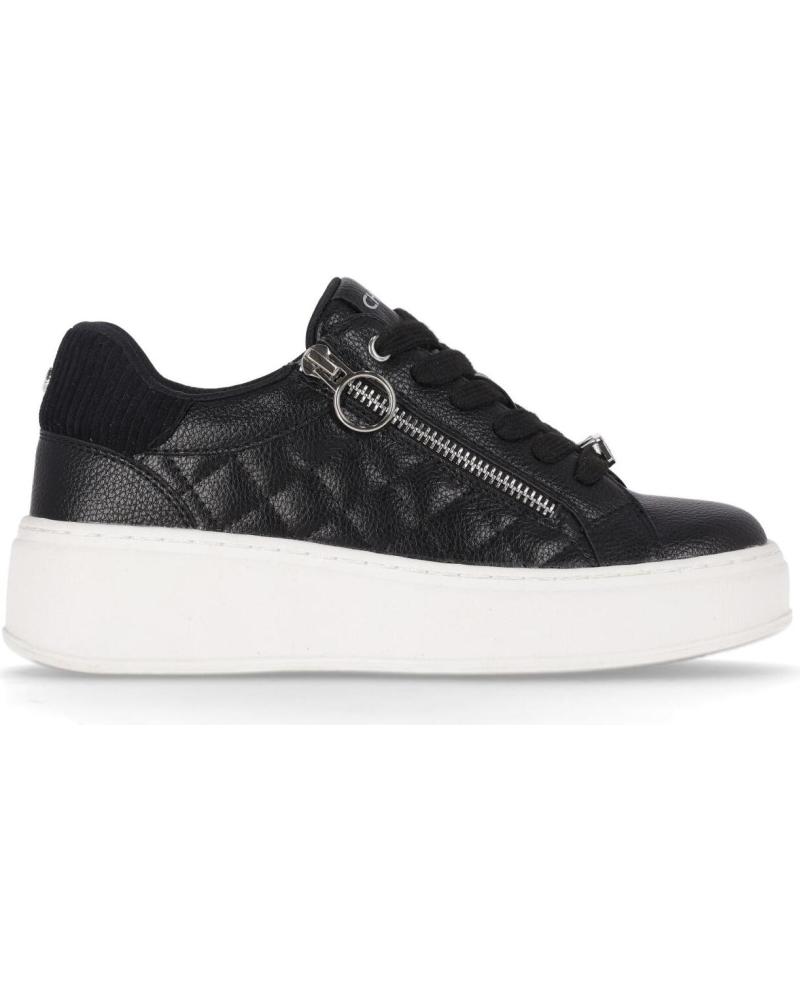CHIKA10 ALABAMA 06 SCHWARZE SNEAKER MIT DEKORATIVEN REISSVERSCHLÜSSEN NEGRO-BLACK
