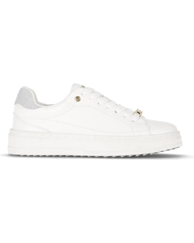 CHIKA10 NUBIA 05 WEISSE SNEAKER MIT STRUKTURIERTER SOHLE BLANCO-WHITE