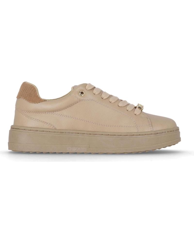 CHIKA10 NUBIA 05 BEIGE SNEAKER MIT STRUKTURIERTER SOHLE BEIG-BEIGE