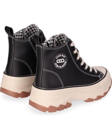CHIKA10 CHIKA 10 BOTA DEPORTIVA CON PLATAFORMA PARA MUJER VANIA 02 C NEGRO